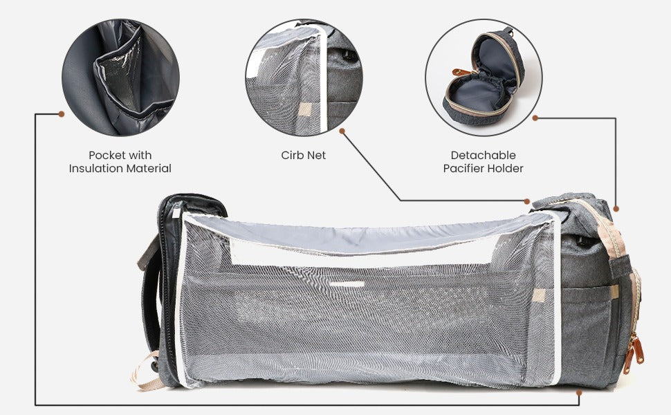 "Compact & Convenient Baby Foldable Backpack – Perfect for On-the-Go Parents!"